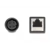 DeLOCK M12-adapterkabel D-gecodeerd 4-polig bus naar RJ45 bus 50 cm