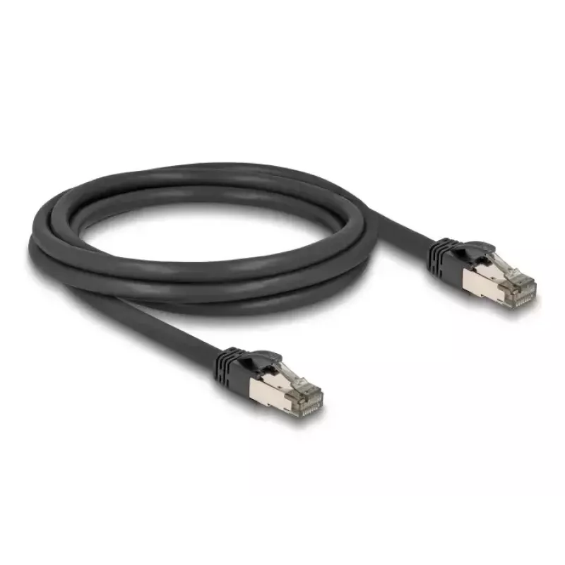 Netwerkkabel DELOCK Cat6a U/FTP (STP) 2 m — RJ-45 naar RJ-45