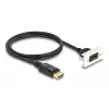 DeLOCK Easy 45 DisplayPort 8K 30 Hz-module met pigtail 22,5 x 45 mm