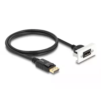 DeLOCK Easy 45 DisplayPort 8K 30 Hz-module met pigtail 22,5 x 45 mm