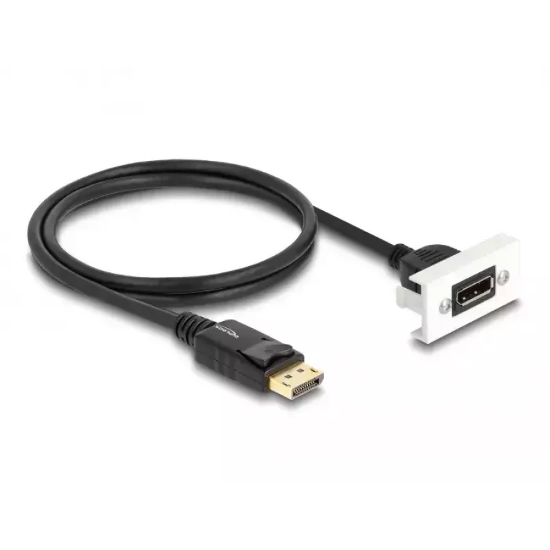 DeLOCK Easy 45 DisplayPort 8K 30 Hz-module met pigtail 22,5 x 45 mm