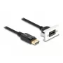 DeLOCK Easy 45 DisplayPort 8K 30 Hz-module met pigtail 22,5 x 45 mm
