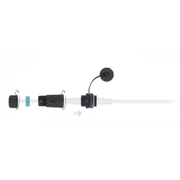DeLOCK 86701 Waterdichte RJ45 female-naar-female Cat.6A-koppeling met dop, zwart