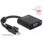 Videokabel-adapter DeLOCK 62641 Mini DisplayPort naar VGA 0,25 m