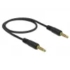 Audiokabel DeLOCK 85695 0,5 m 3,5 mm zwart