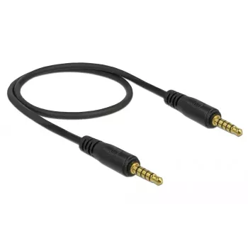 Audiokabel DeLOCK 85695 0,5 m 3,5 mm zwart