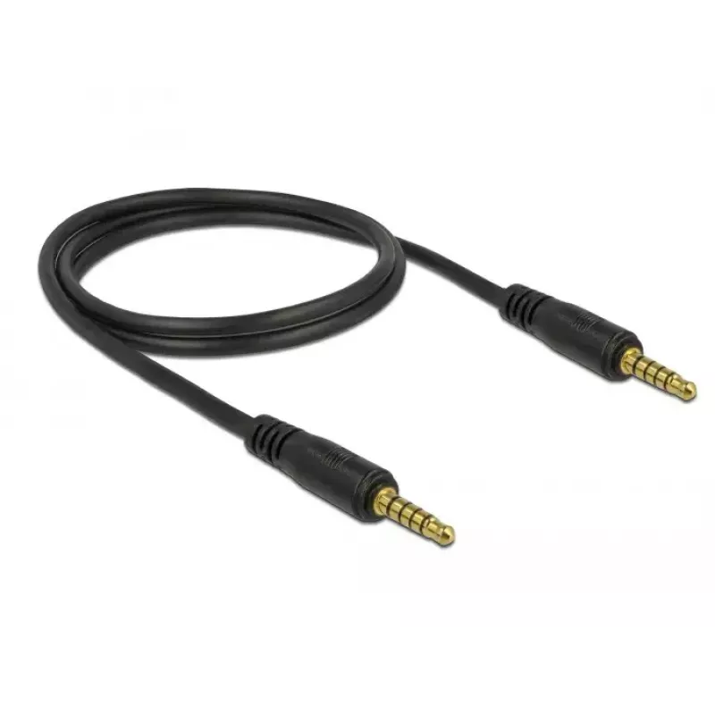 Audiokabel DeLOCK 85696 1m 3,5mm zwart