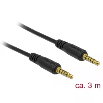 Audiokabel DeLOCK 85698 3m 3,5mm zwart