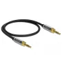 Audiokabel DeLOCK 85784 0,5 m 3,5 mm zwart grijs