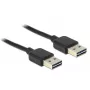 USB-kabel DeLOCK 5 m USB 2.0 A USB A zwart