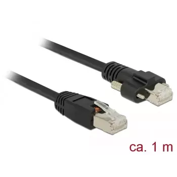 Netwerkkabel DeLOCK 85667 RJ-45 Cat6 1m zwart