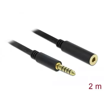 Audiokabel DeLOCK 85797 2m 4,4 mm zwart