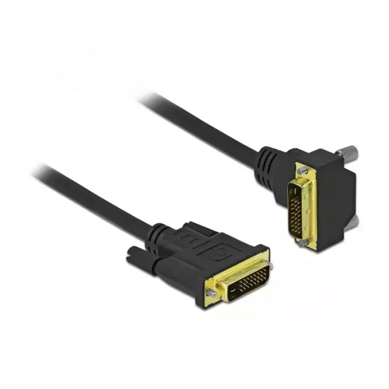 DVI-kabel DeLOCK 85893 1 m DVI-D zwart