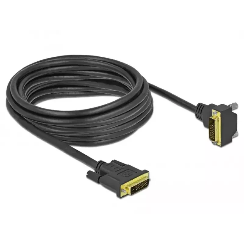 DVI-kabel DeLOCK 85896 5 m DVI-D zwart