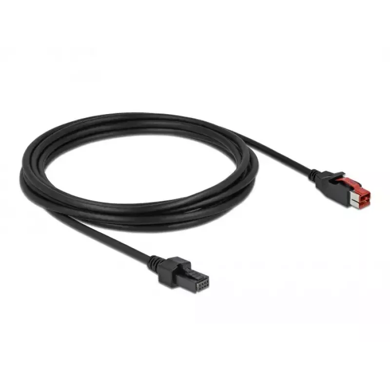 PoweredUSB-kabel DeLOCK 85952 24 V 2 x 4-pin mannelijk 3 m