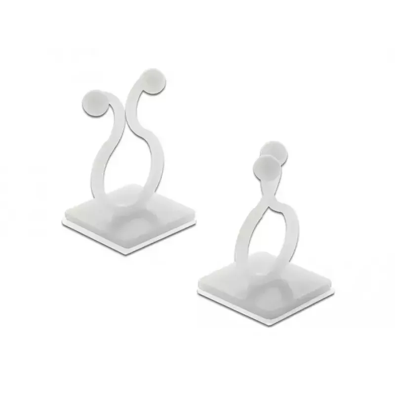Kabelhaak DeLOCK 60175 naturel 10 stuks