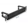 Borstelpaneel DeLOCK 10 inch kabelmanagement-borstelstrip met 2 haken 1U zwart