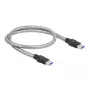 USB 3.2 Gen 1-kabel Type-A stekker naar Type-A stekker DeLOCK 86774 0,5 m
