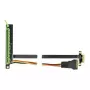 Riser Card DeLOCK PCI Express x1 naar x16 met flexibele kabel 80 cm