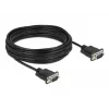 Seriële kabel DeLOCK 86577 zwart 10 m RS-232 Sub-D9