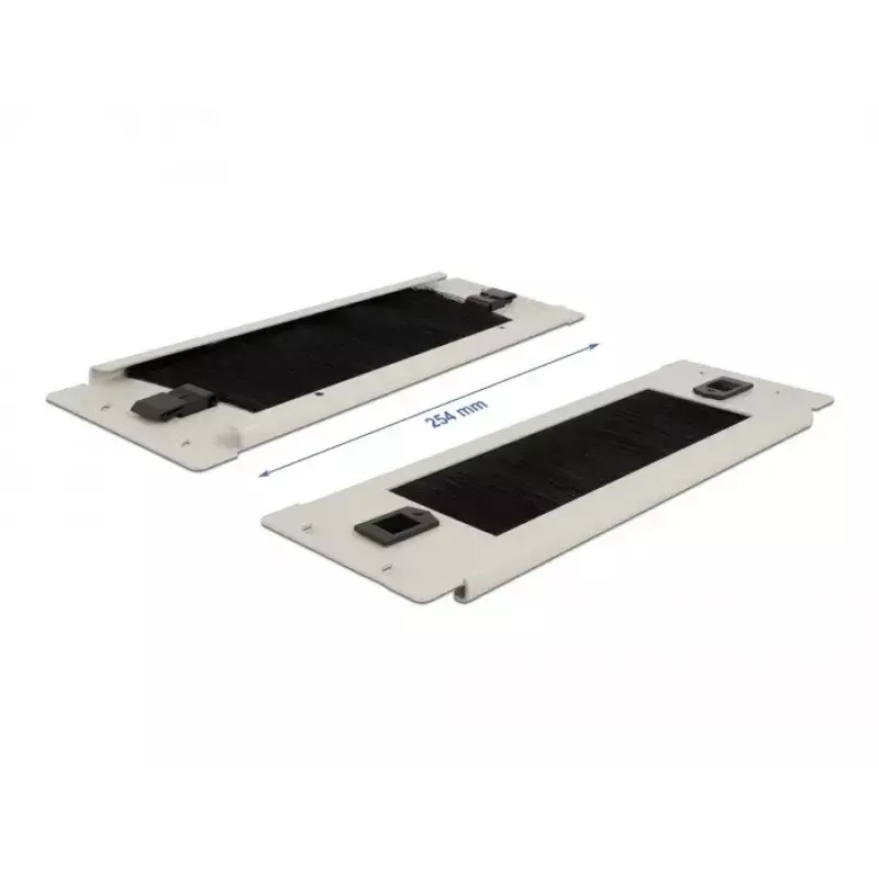 Kabelmanagementpaneel DeLOCK 10 inch kabelmanagement-borstelstrip