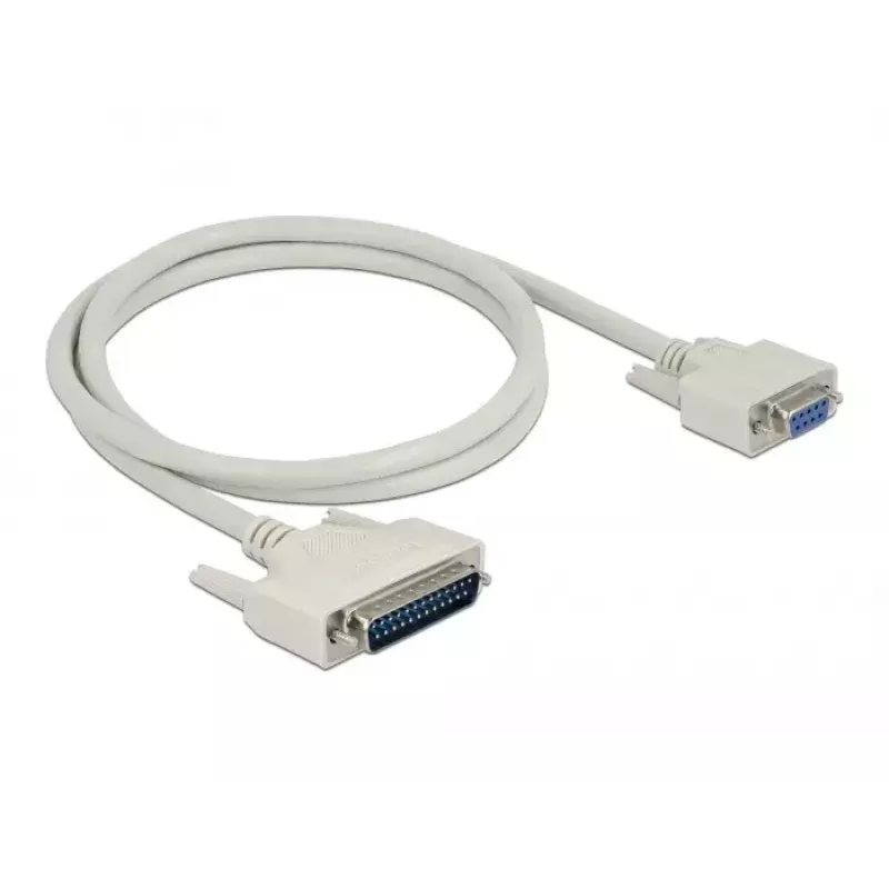 Seriële kabel DeLOCK 84544 1 m D-Sub 25-pin D-Sub 9-pin beige