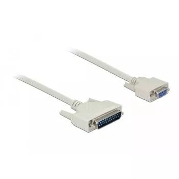 Seriële kabel DeLOCK 84544 1 m D-Sub 25-pin D-Sub 9-pin beige