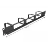 Kabelmanagementpaneel DeLOCK 19 inch 66658 zwart 1HE