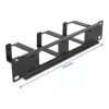 Kabelmanagementpaneel DeLOCK 10 inch 66656 zwart