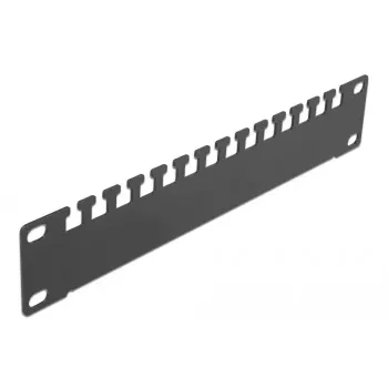 Kabelmanagementpaneel DeLOCK 10 inch kabelsteunrail 1U zwart