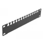Kabelmanagementpaneel DeLOCK 10 inch kabelsteunrail 1U zwart