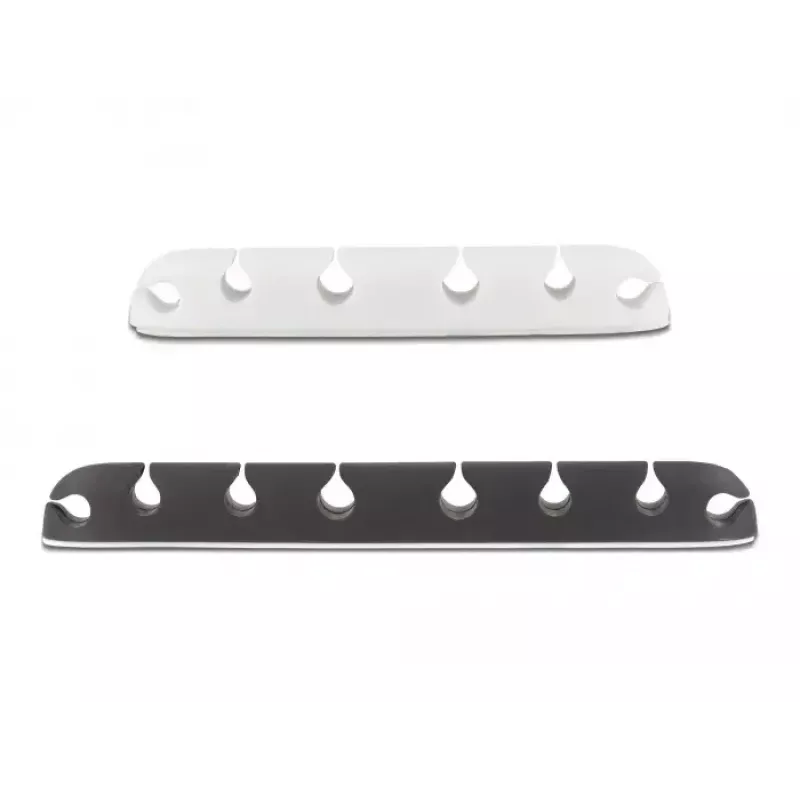 Kabelhouder DeLOCK 18402 zelfklevende combiset 4 stuks zwart wit