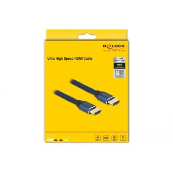 HDMI-kabel DeLOCK Ultra High Speed 48 Gbit/s 8K 60 Hz 0,5 m