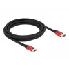 HDMI-kabel DeLOCK Ultra High Speed 48 Gbit/s 8K 60 Hz rood 3 m