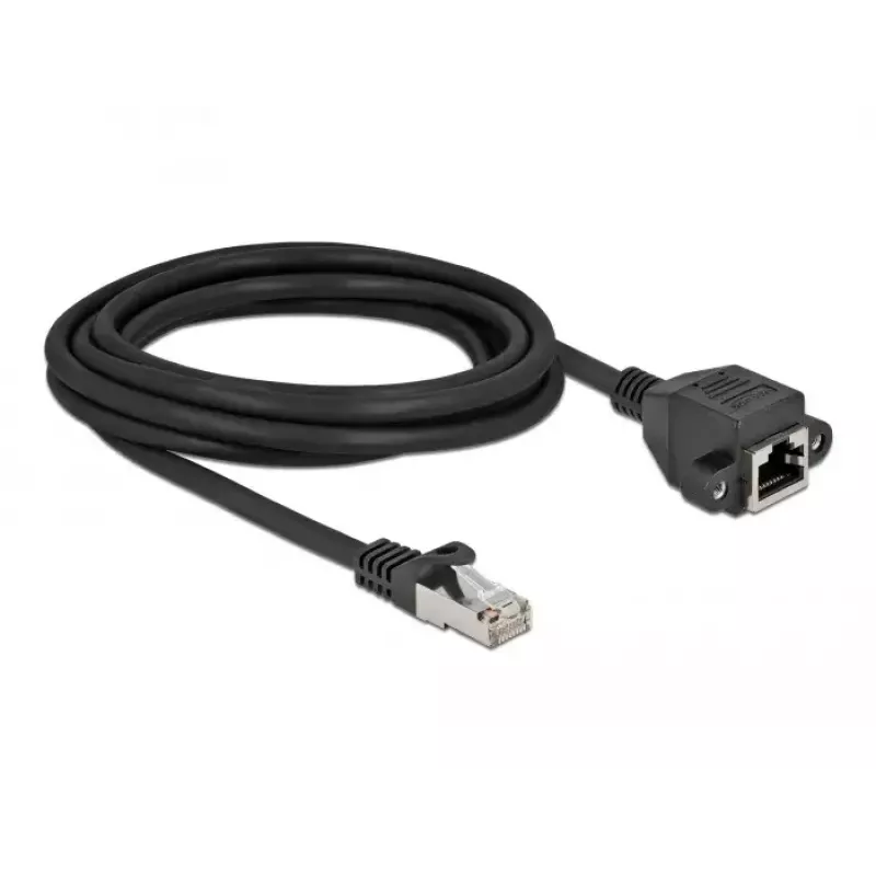 Netwerk-verlengkabel DeLOCK 87003 Cat.6A 3m zwart