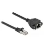 Netwerk-verlengkabel DeLOCK 87003 Cat.6A 3m zwart