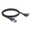 Netwerkkabel DeLOCK RJ45 Cat.6A S/FTP 1m zwart