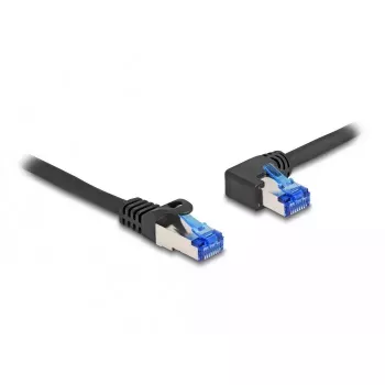 Netwerkkabel DeLOCK RJ45 Cat.6A S/FTP 1m zwart