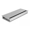 Kabeldoorvoer DELOCK 66864 voor bureau, zilver, 120×300×28 mm