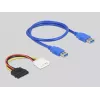 DeLOCK riser-kaart PCI Express x1 naar PCI 32-bit slot 60 cm kabel