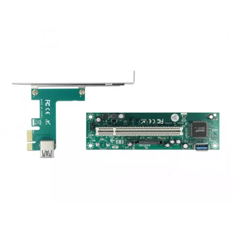 DeLOCK riser-kaart PCI Express x1 naar PCI 32-bit slot 60 cm kabel