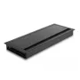 DeLOCK kabeldoorvoer voor tafelmotage met borstel 300 x 120 x 28 mm zwart