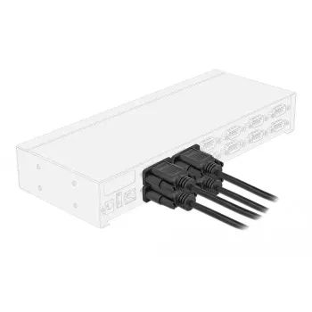 Seriële kabel DeLOCK 87783 zwart 10 m DB-9