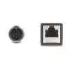 DeLOCK M12 adapterkabel A-gecodeerd 8-polig stekker naar RJ45-bus 50 cm