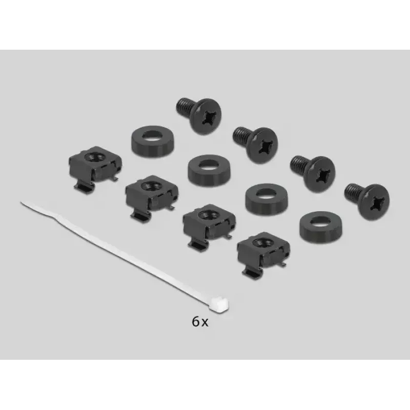 Kabelmanagement-paneel DeLOCK 10 inch kabeldoorvoerborstelstrip