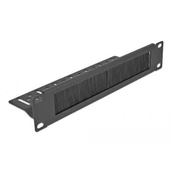 Kabelmanagement-paneel DeLOCK 10 inch kabeldoorvoerborstelstrip