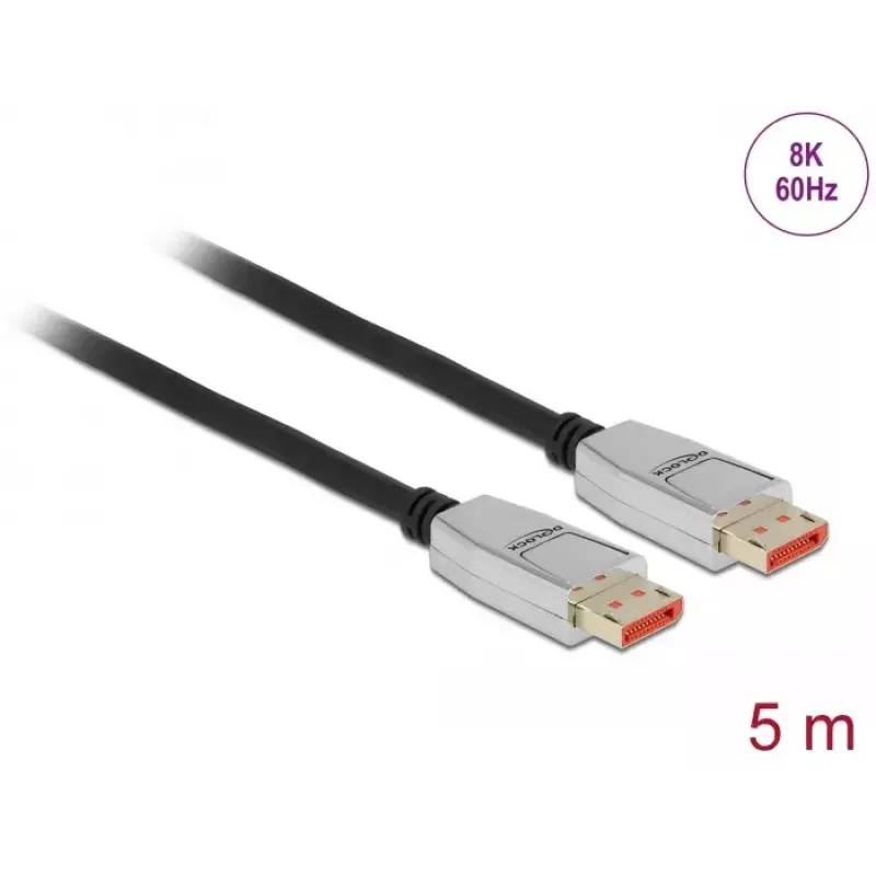DisplayPort-kabel DeLOCK 87043 8K 60 Hz 5 m