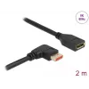 DisplayPort-verlengkabel DeLOCK 87078 2 m 8K 60 Hz gewinkeld