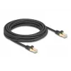 DeLOCK RJ45-netwerkkabel Cat.6A S/FTP 5 m zwart