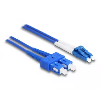 DeLOCK glasvezelkabel LC duplex naar SC duplex singlemode OS2 2 m